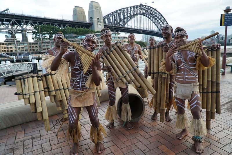 Solomon Islands Pan Pipers in Sydney