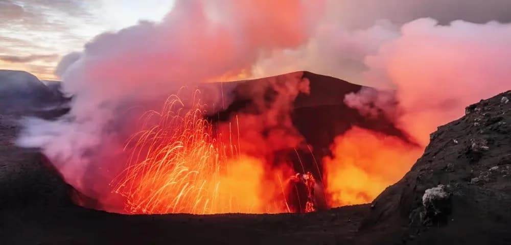Home to 9 active Volcanoes
