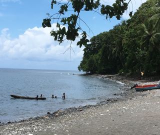Savo Island from Honiara